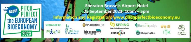 Pitch Perfect and Boost the European Bioeconomy 2023